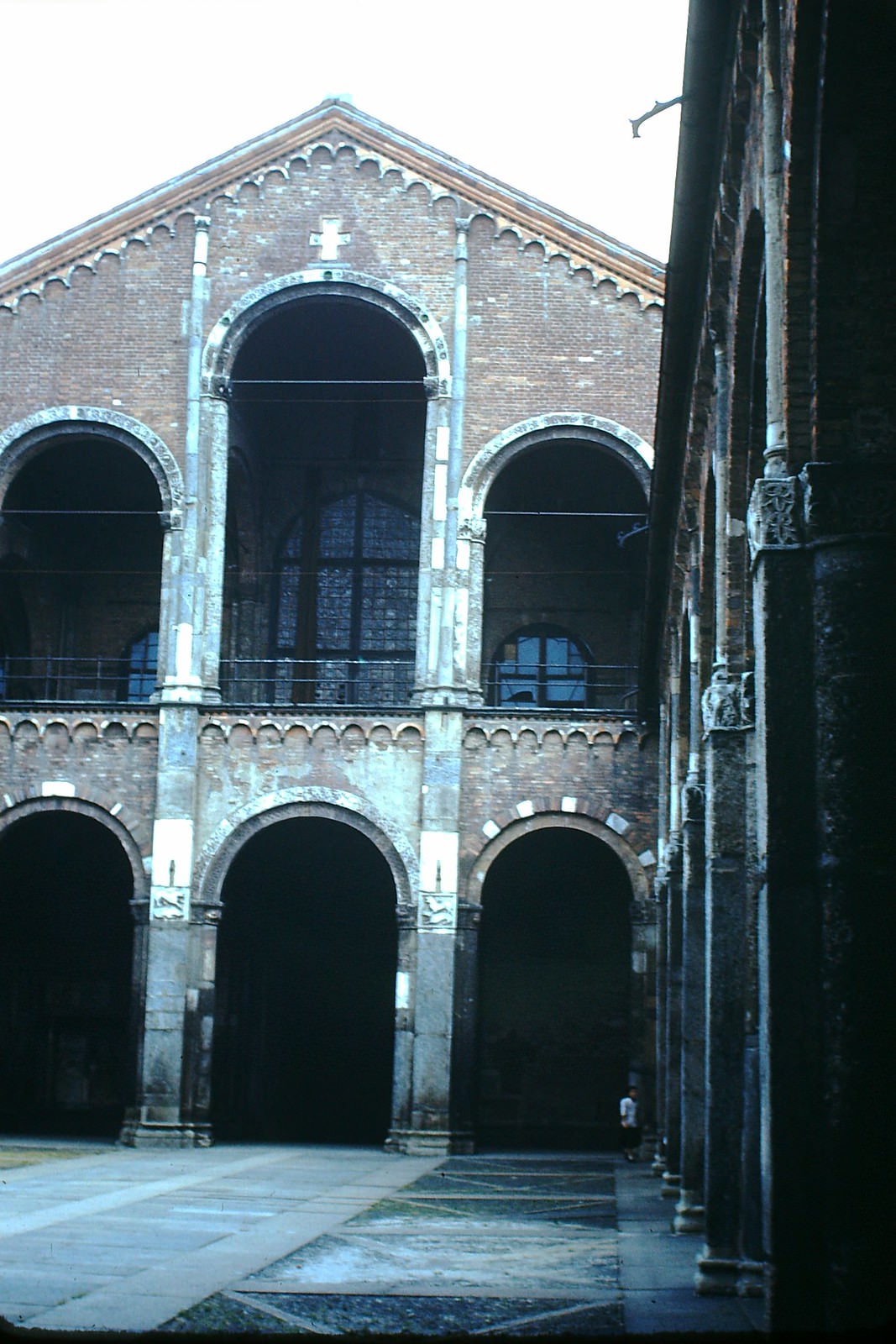 Reffetoria de S Maria Della Grazie, Last Supper Church, Italy, 1954.