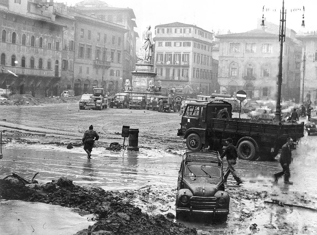 Flood In Florence, 1966.