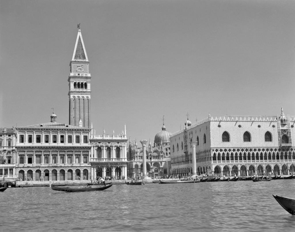 Doges Palace in Venice, 1960.