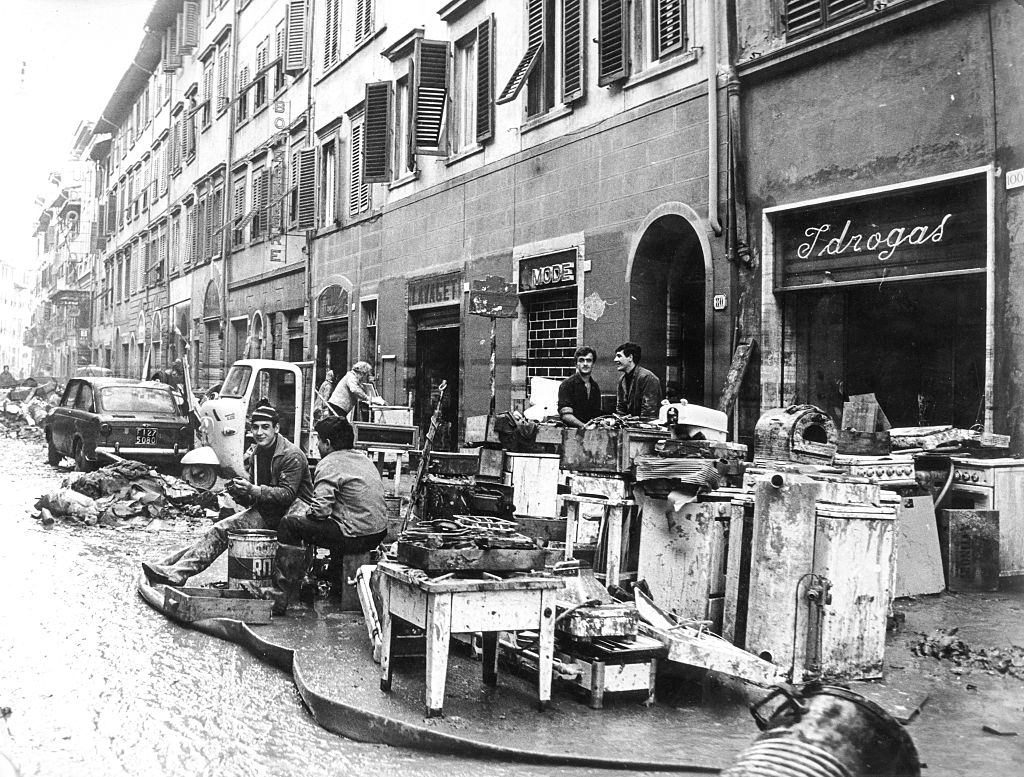 Flood In Florence, 1966.