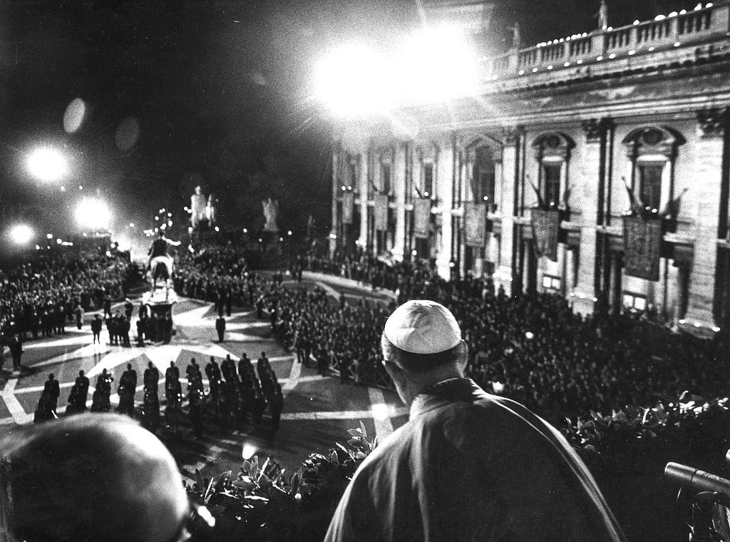 Pope Paul VI in Rome, 1968.