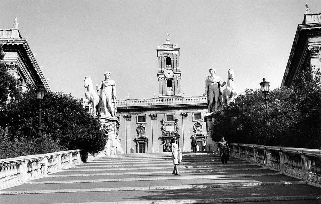 The Capitoline Hill, Rome, 1960s.
