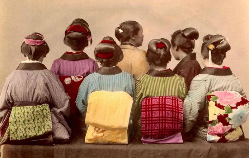 The seven lucky hairstyles of old Japan