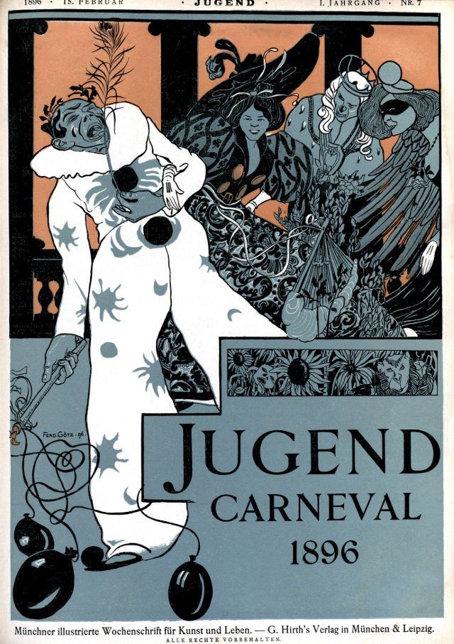 Jugend, Carneval, February 1896