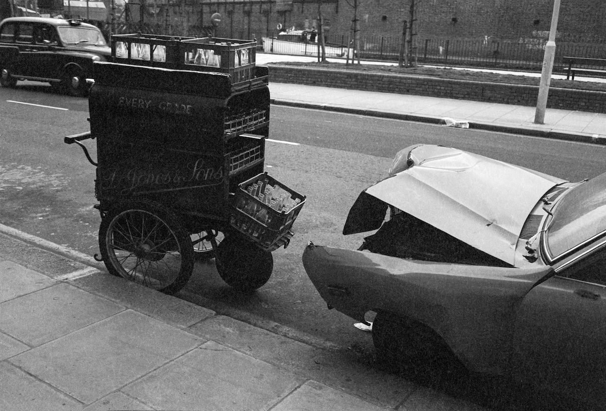 Milk Cart, Harrow Road, West Kilburn, 1981