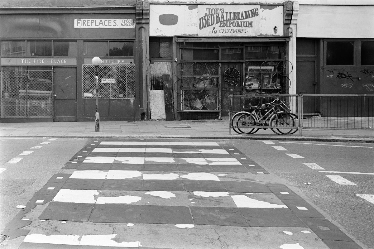 Joe’s Used Ballbearing Emporium, Malvern Rd, West Kilburn, Westminster, 1988