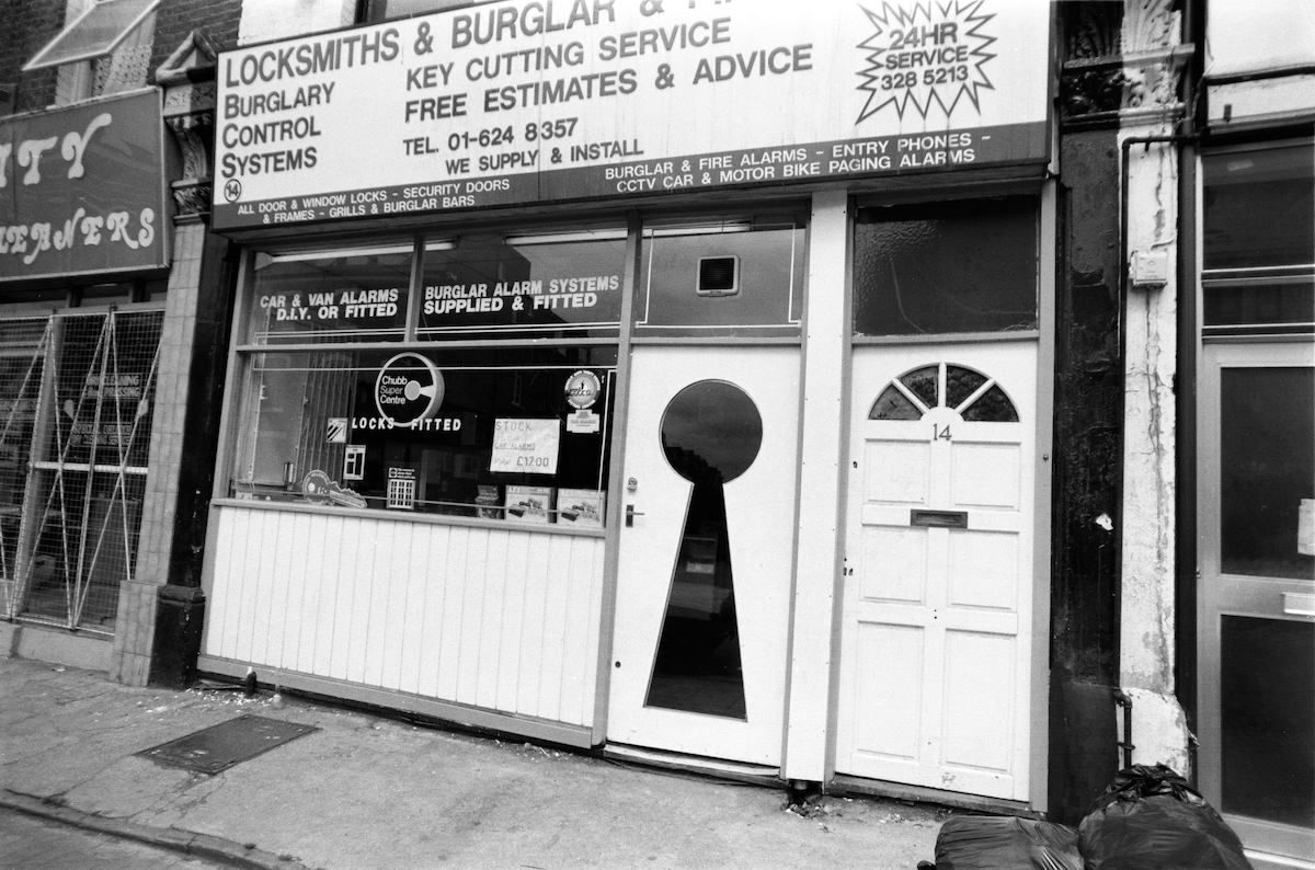 Locksmiths, Kilburn High Rd, Brent, 1998