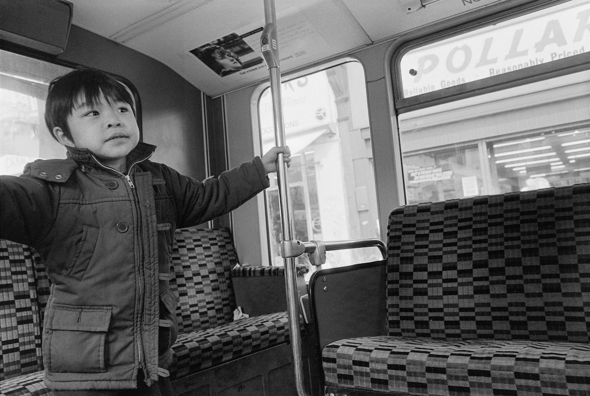 Traveling on the London Omnibus South of The River in the 1990s by Peter Marshall