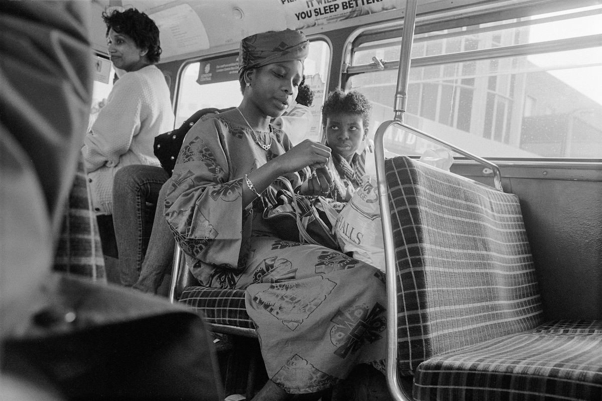 Traveling on the London Omnibus South of The River in the 1990s by Peter Marshall