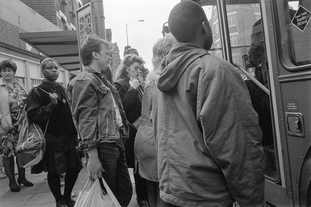 Traveling on the London Omnibus South of The River in the 1990s by Peter Marshall