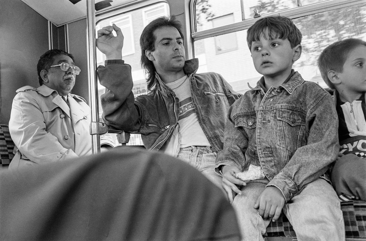 Traveling on the London Omnibus South of The River in the 1990s by Peter Marshall