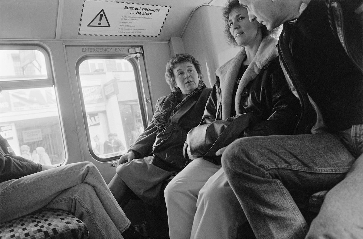 Traveling on the London Omnibus South of The River in the 1990s by Peter Marshall