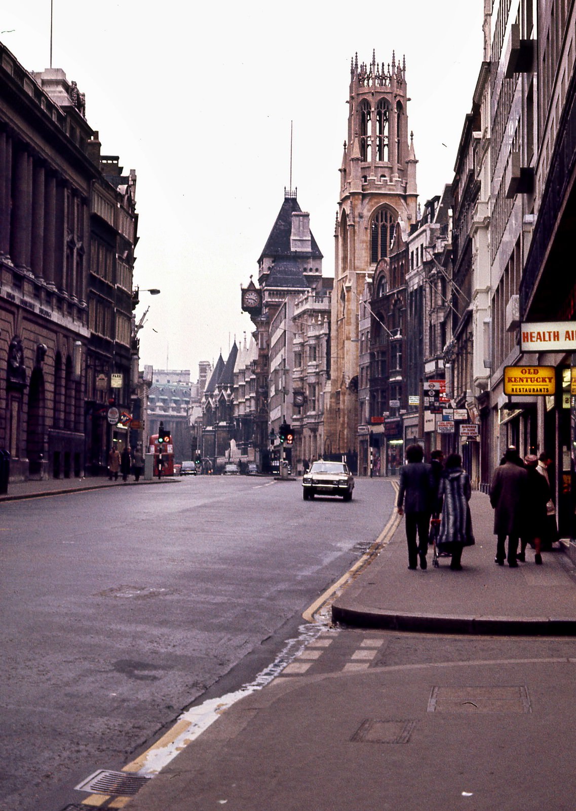 Streets of London, Fleet Street, February 1971