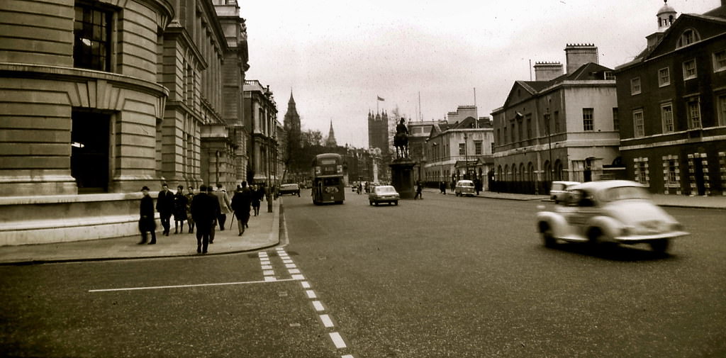 Whitehall, Streets of London, February 1971