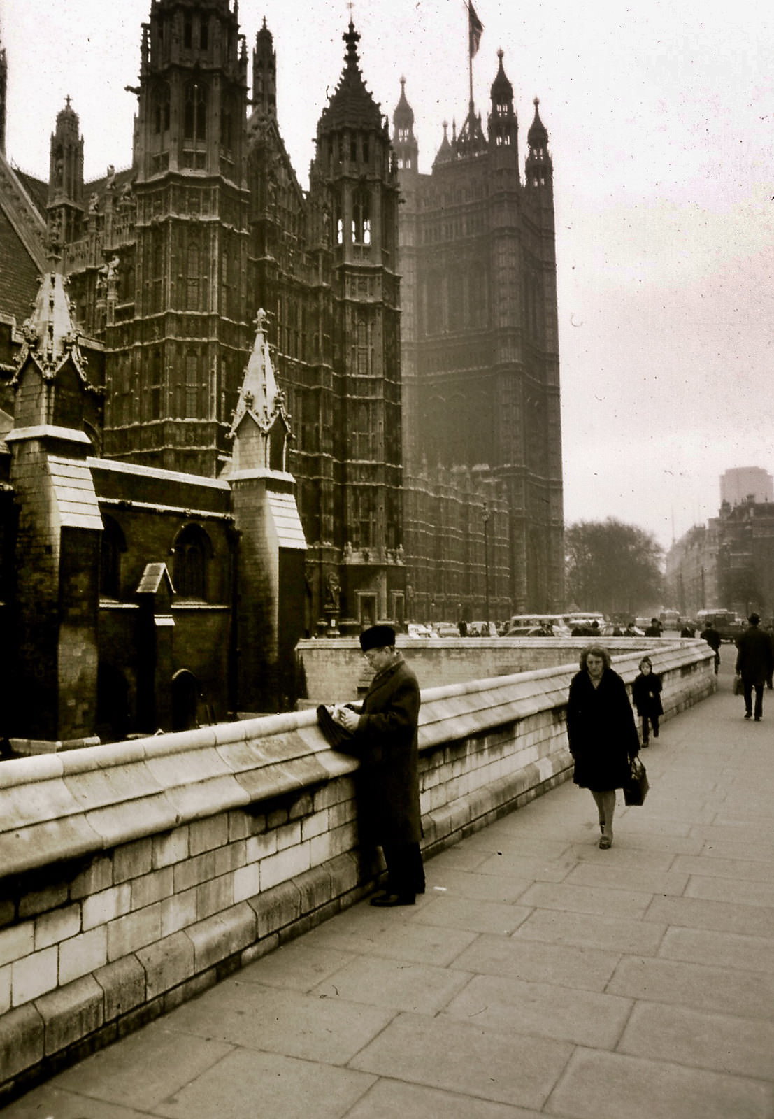 Houses of Parliament, London, February 1971