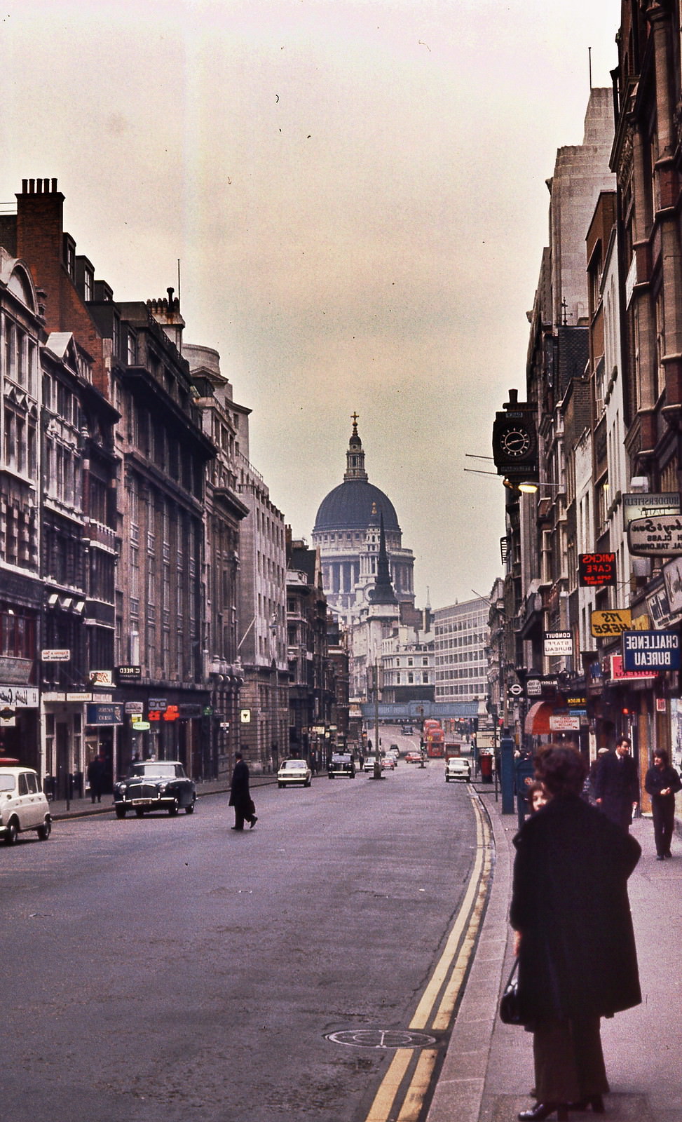 Fleet Street, London, February 1971