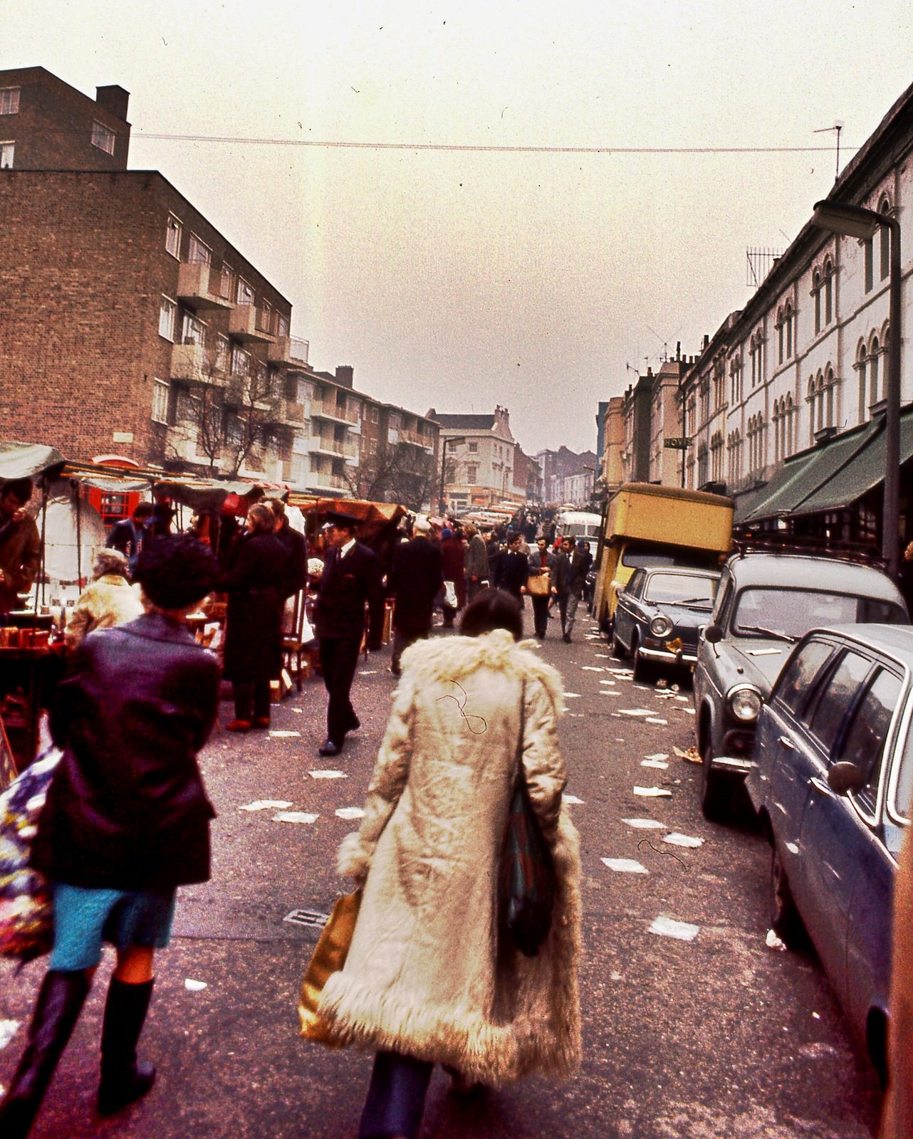 Portobello Road, London, February 1971