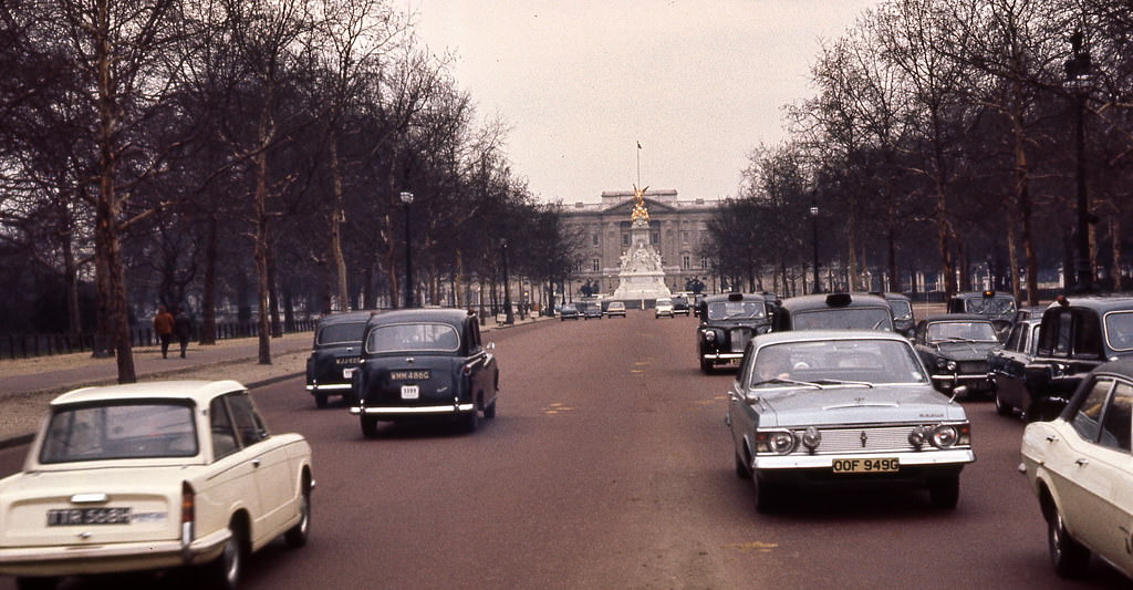 The Mall, London, February 1971