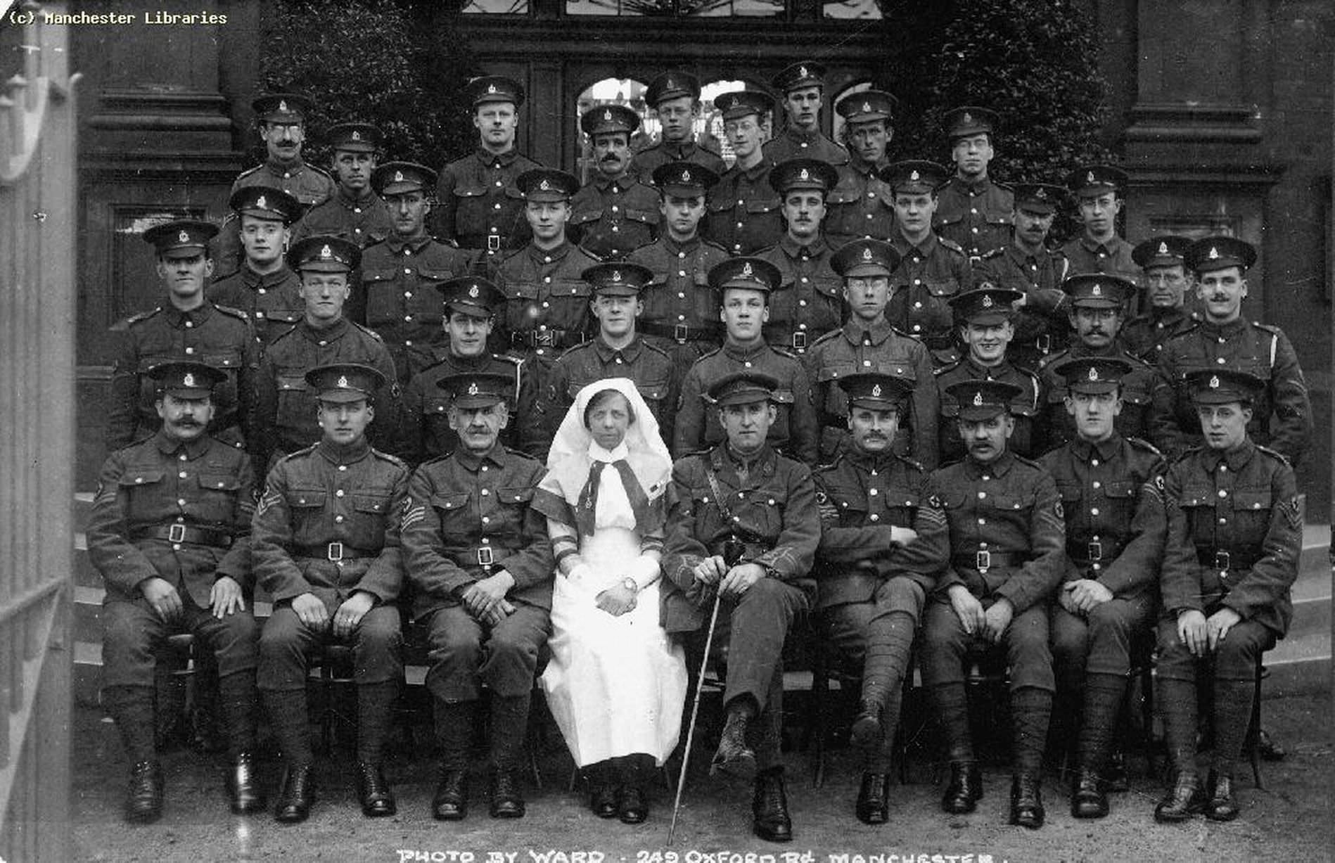 St Mary's Hospital patients and nurses, Manchester