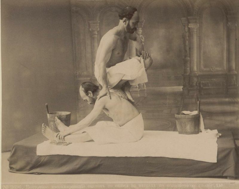 Massages in Tbilisi Bathhouses, 1890s: Funny Historical Photos show How Masseurs Trampled, Pushed and Pulled Men