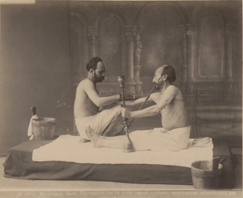 Massages in Tbilisi Bathhouses, 1890s: Funny Historical Photos show How Masseurs Trampled, Pushed and Pulled Men
