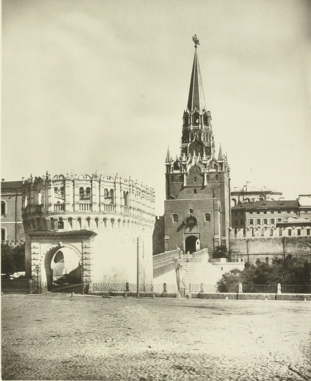 Trinity Gate and Kutaf Tower, 1880s.