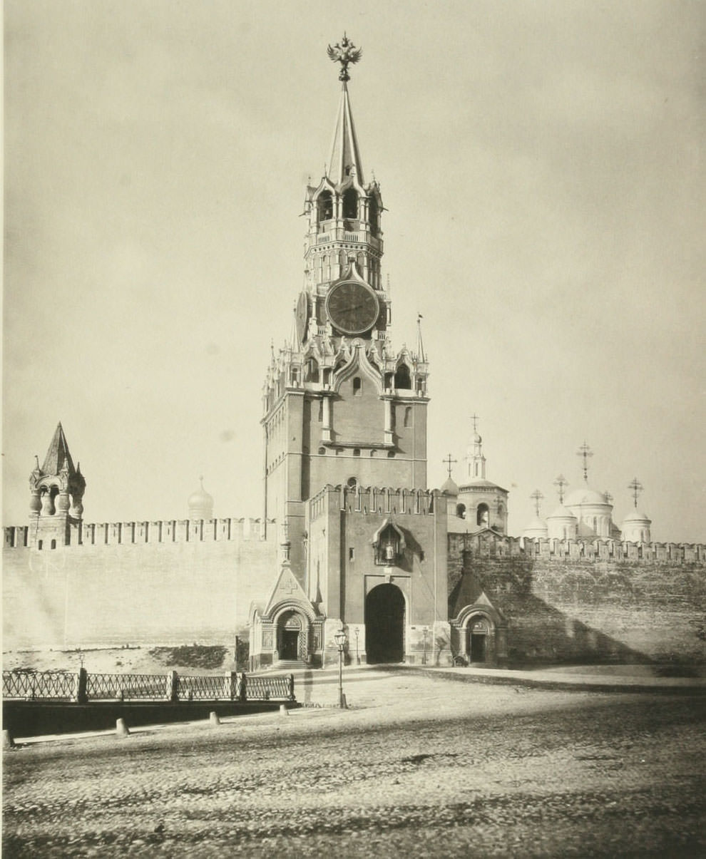 Spasskaya Tower, 1880s.