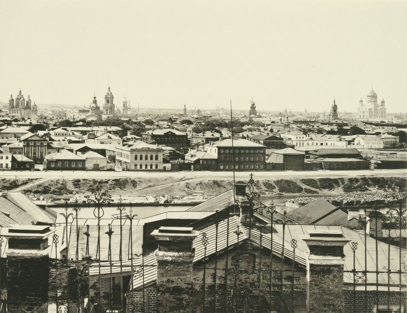 View of Zamoskvorechye District, 1880s