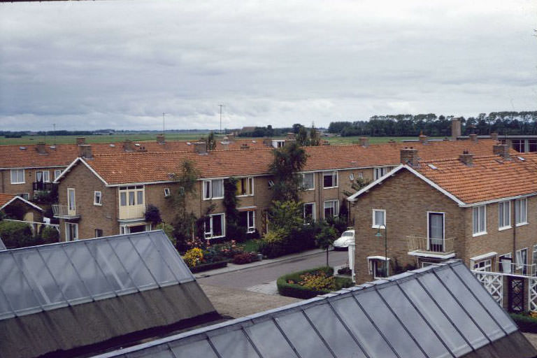 View from the Euro-Hotel, Leeuwarden, 1961