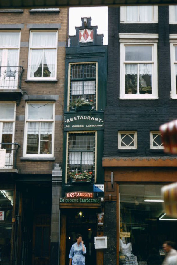 The Green Lantern Restaurant, Amsterdam, 1961