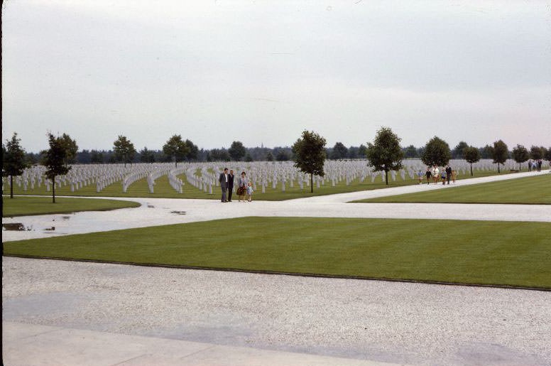 Netherlands American Cemetery, Margraten, 1961