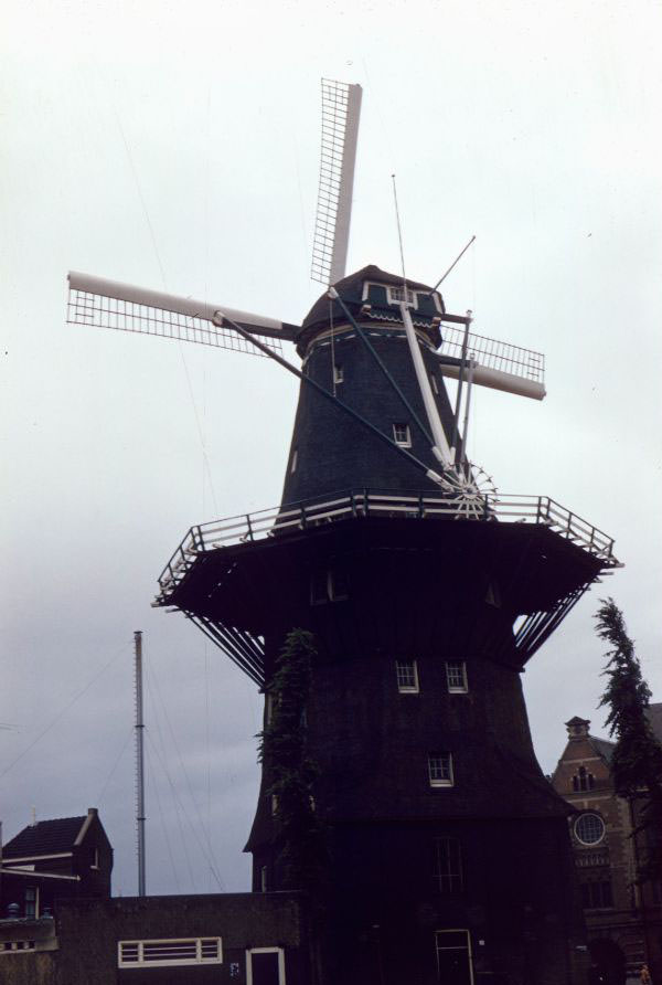 A windmill somewhere in the Netherlands, 1961