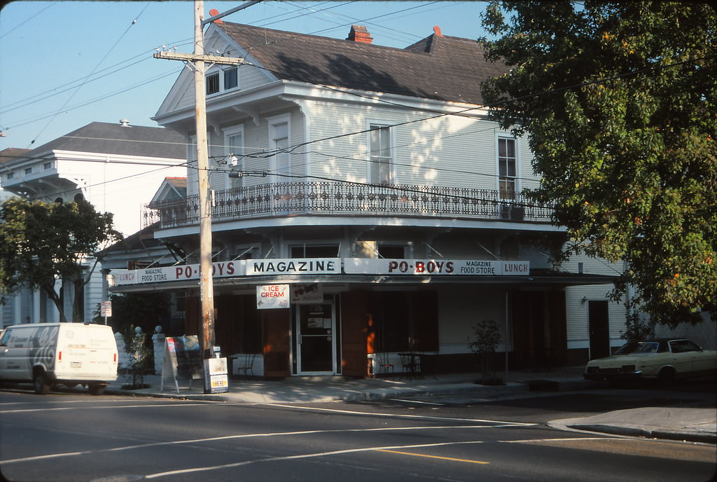 Magazine Po-Boy Shop, 1st & Magazine St, New Orleans, 1990s