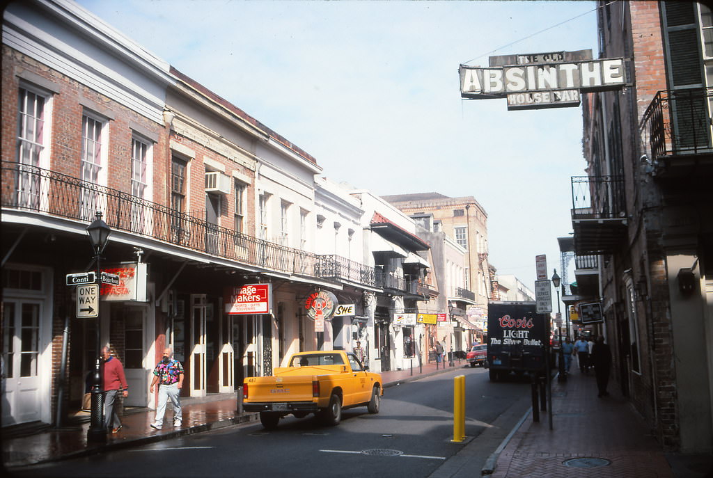 Absinthe House Bar on Bourbon, French Quarter, New Orleans, 1990s