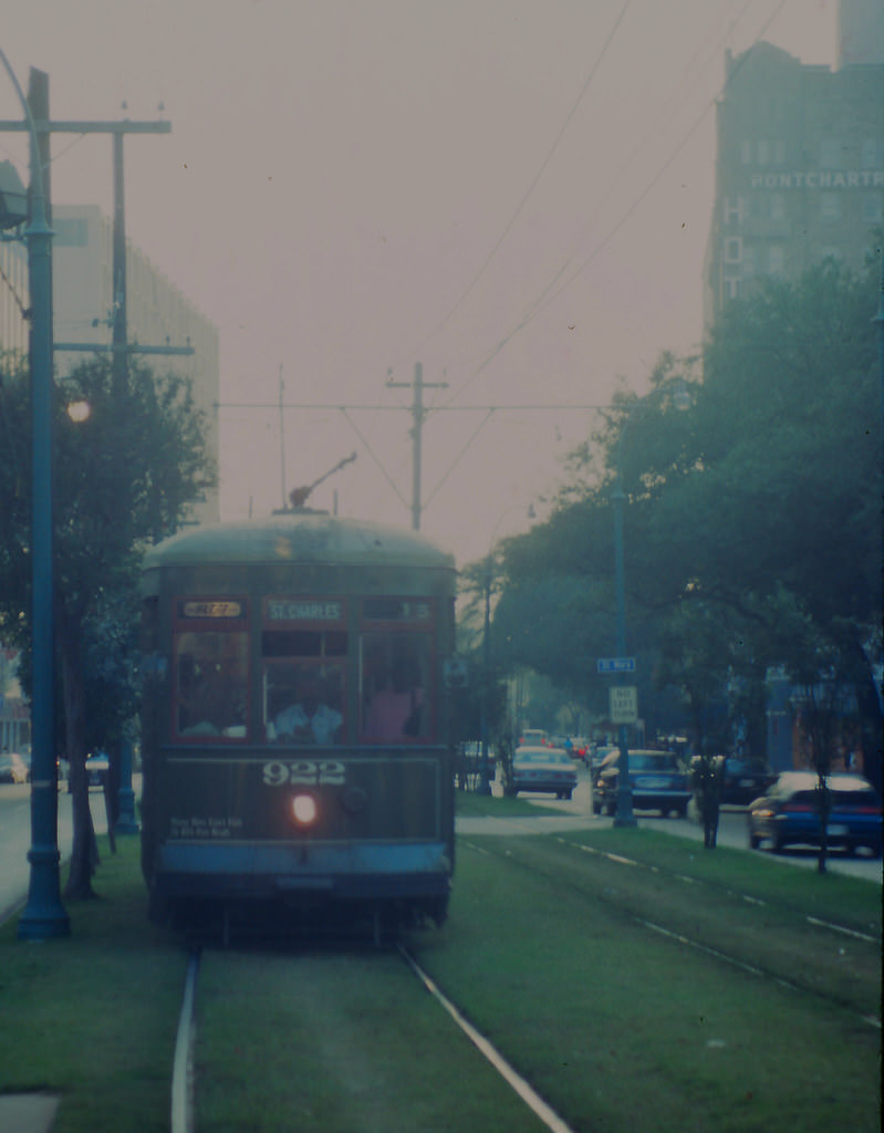 St Charles Streetcar, New Orleans, 1990s