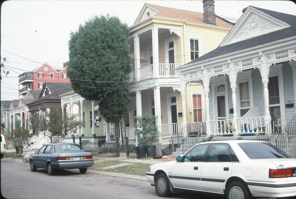 Homes in Algier's Point, New Orleans, 1990s