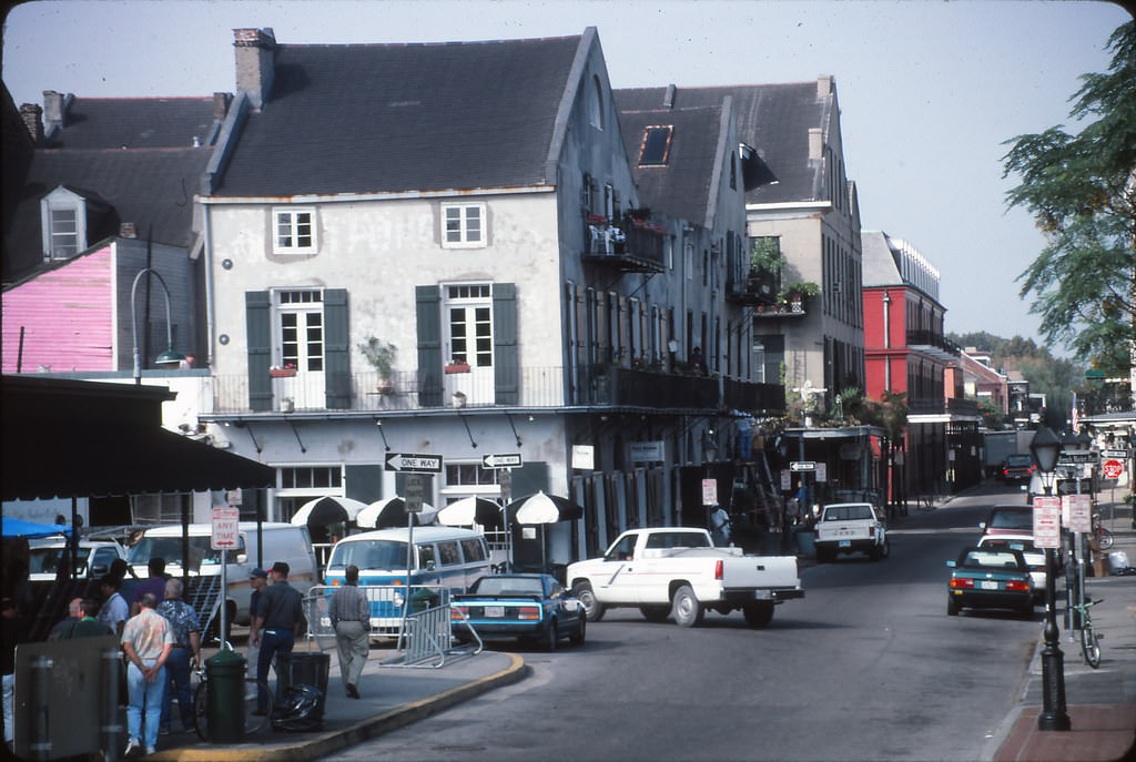 Barracks Street from French Market Place, New Orleans, 1990s