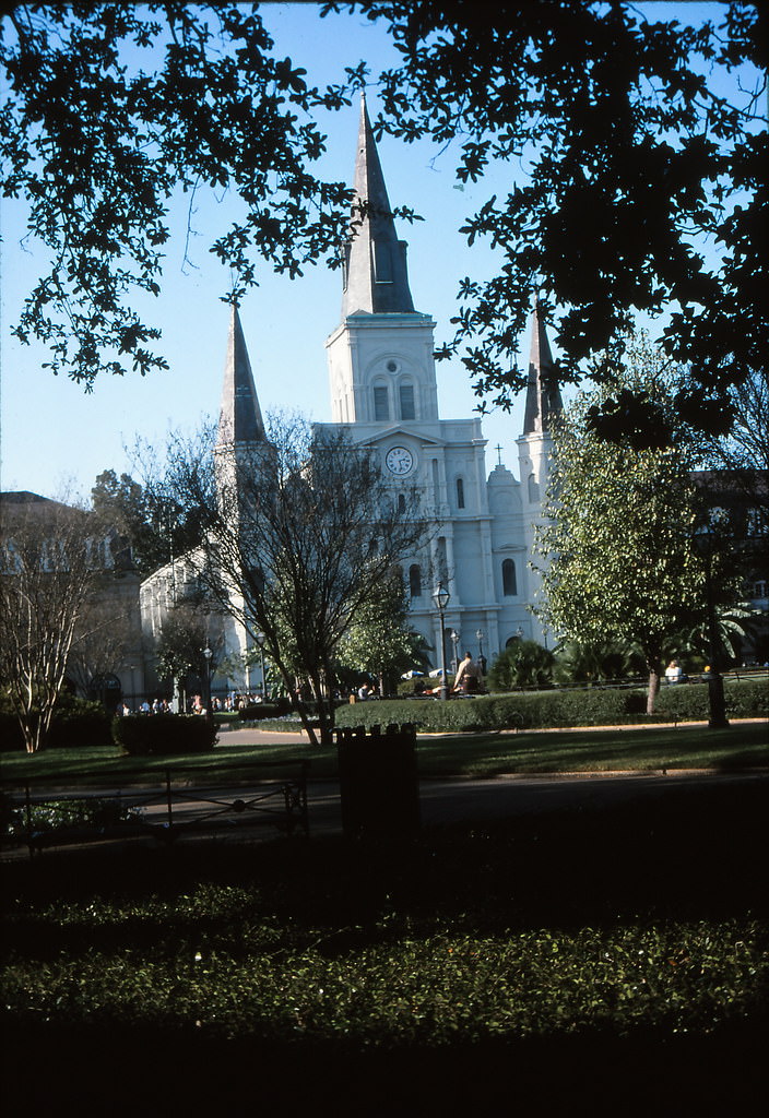 Outside the Convention Center, New Orleans, 1990s