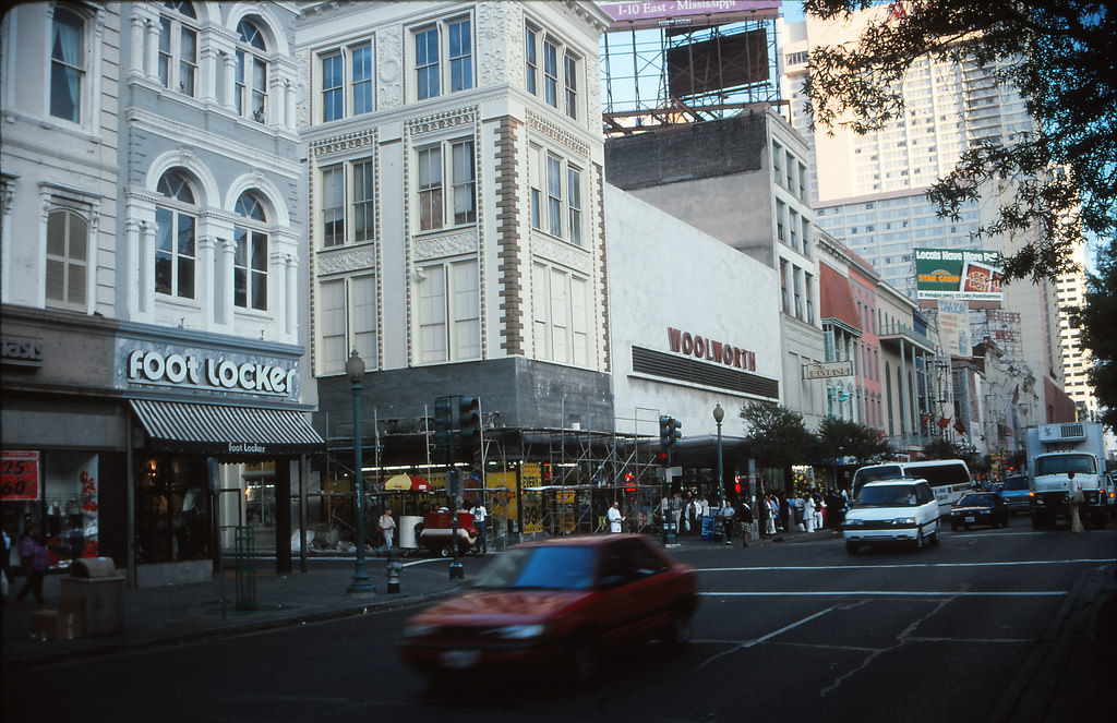 Carondelet Street at Canal Street, New Orleans, 1990s