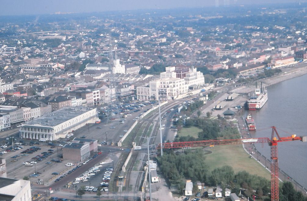 Looking to the French Quarter, New Orleans, 1990s