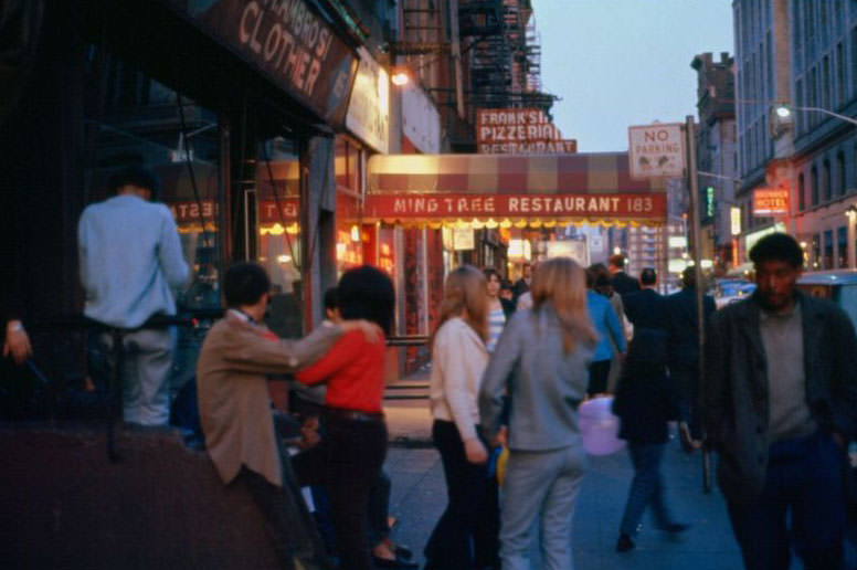 New York street scene, June 1966