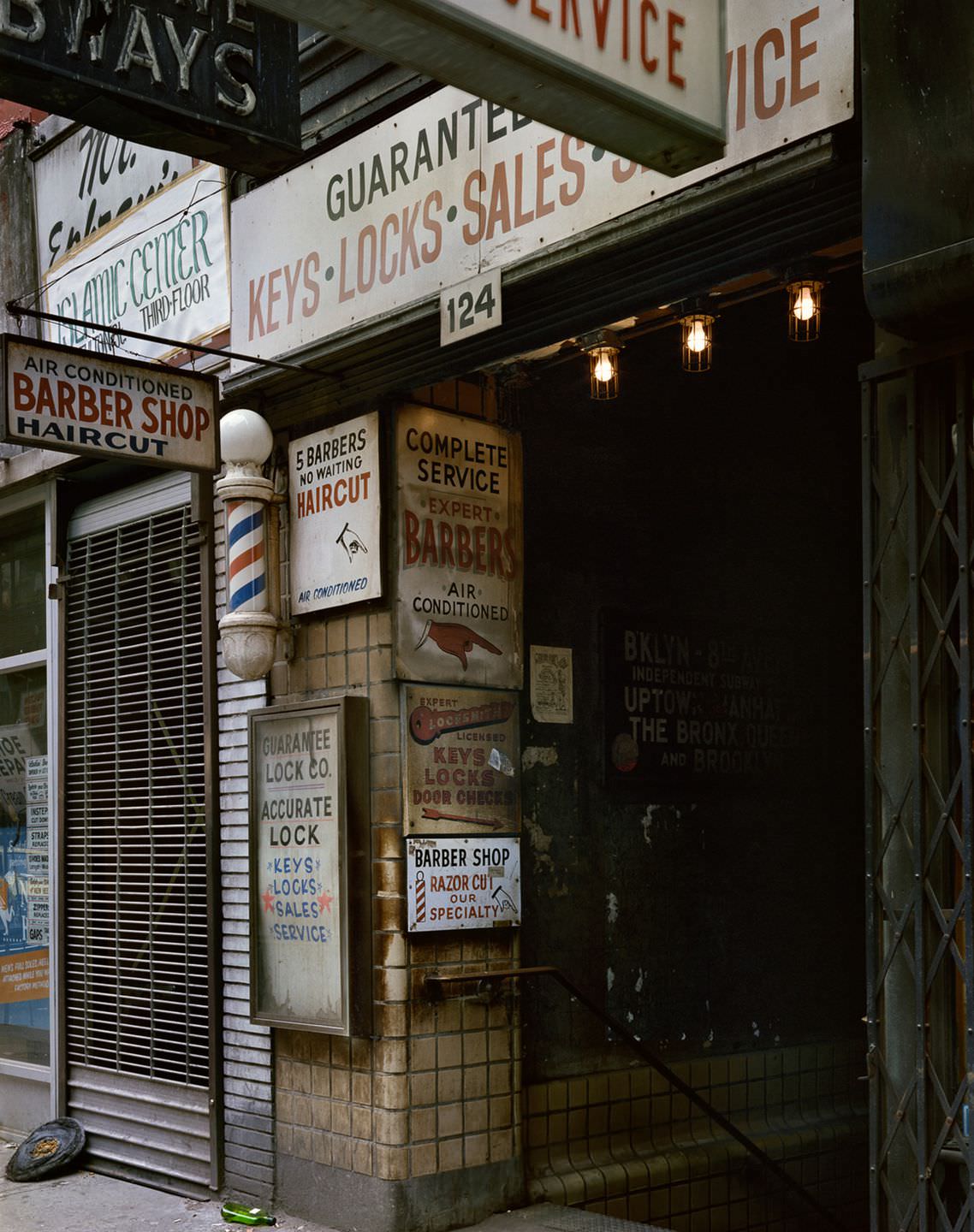 Barbers, New York City, 1985