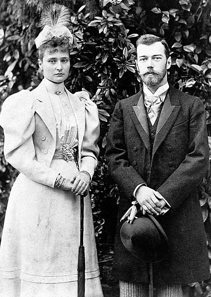Nicholas Alexandrovich Romanov and Alix of Hesse in England at approximately the time of their courtship.