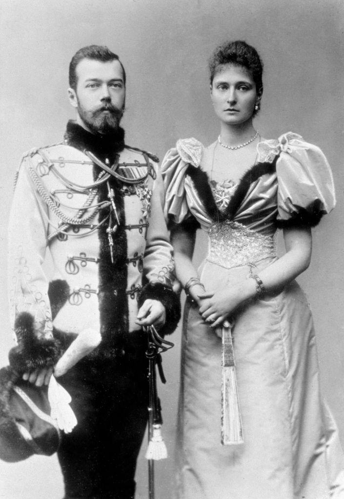 Tsar Nicholas II Of Russia And Princess Alix Of Hesse, 1894.