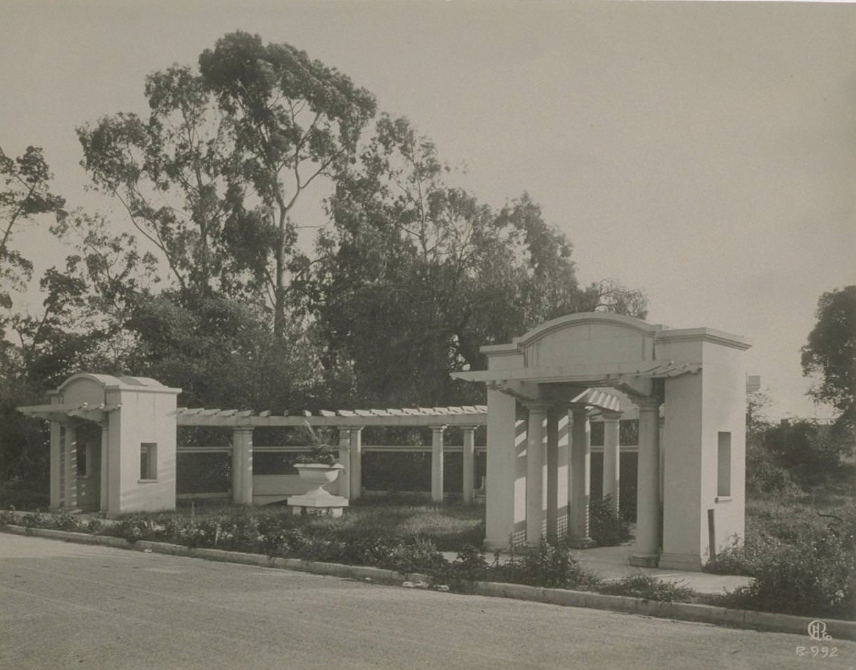 Pergola, Mosswood Park, Oakland, 1930s