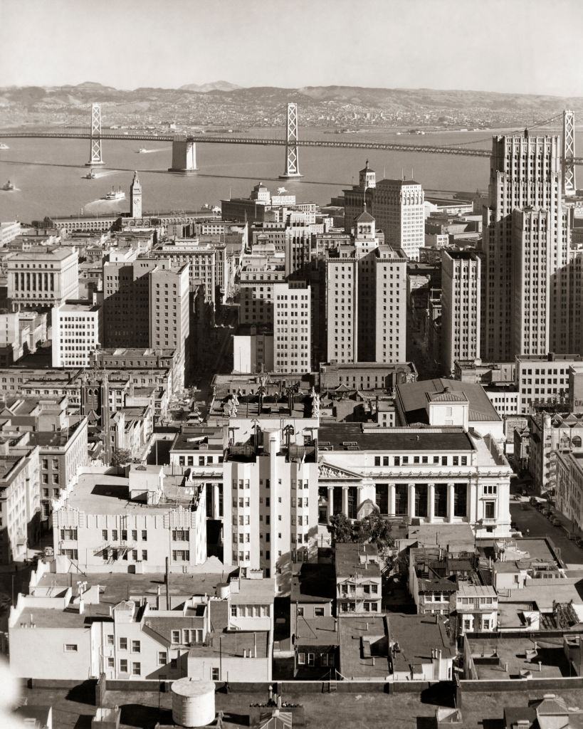 Downtown City Oakland, 1940s.