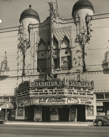 Senator Theater at 3856 Telegraph Avenue in Oakland, California, 1940s