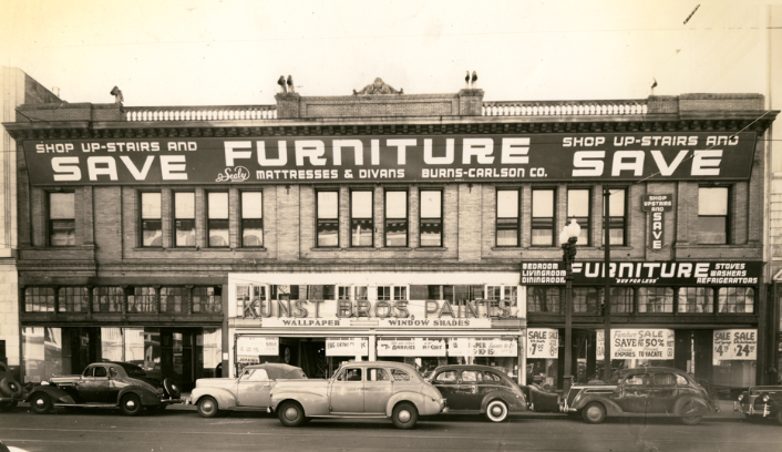 W. T. Grant Co. building, south side of 13th Street between Washington, 1940s