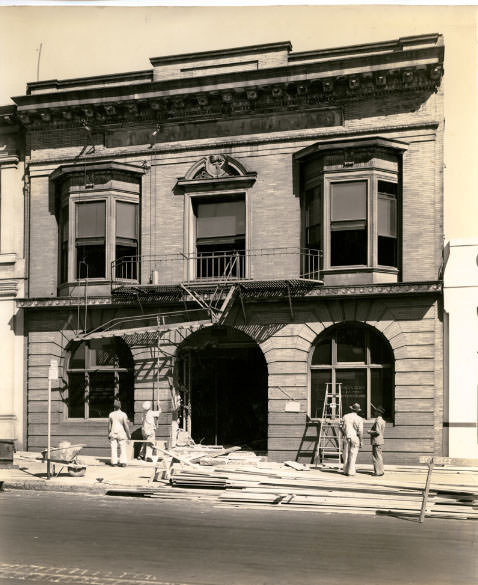 Cochran and Celli building, south side of 12th Street between Alice, 1940s