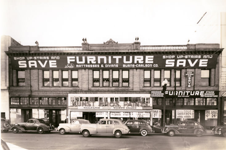 North side of 12th Street between Washington and Clay Streets, 1940